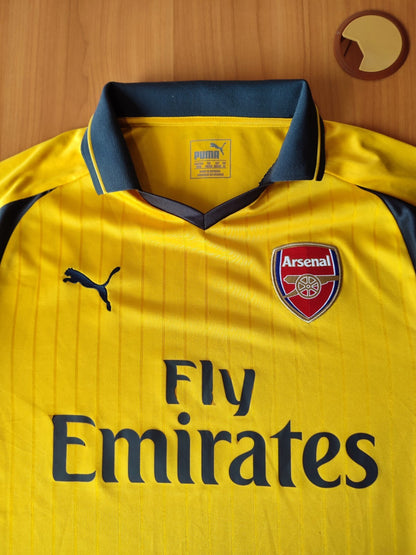 Arsenal London 2016 2017 away Size M Puma soccer shirt jersey football kit tee
