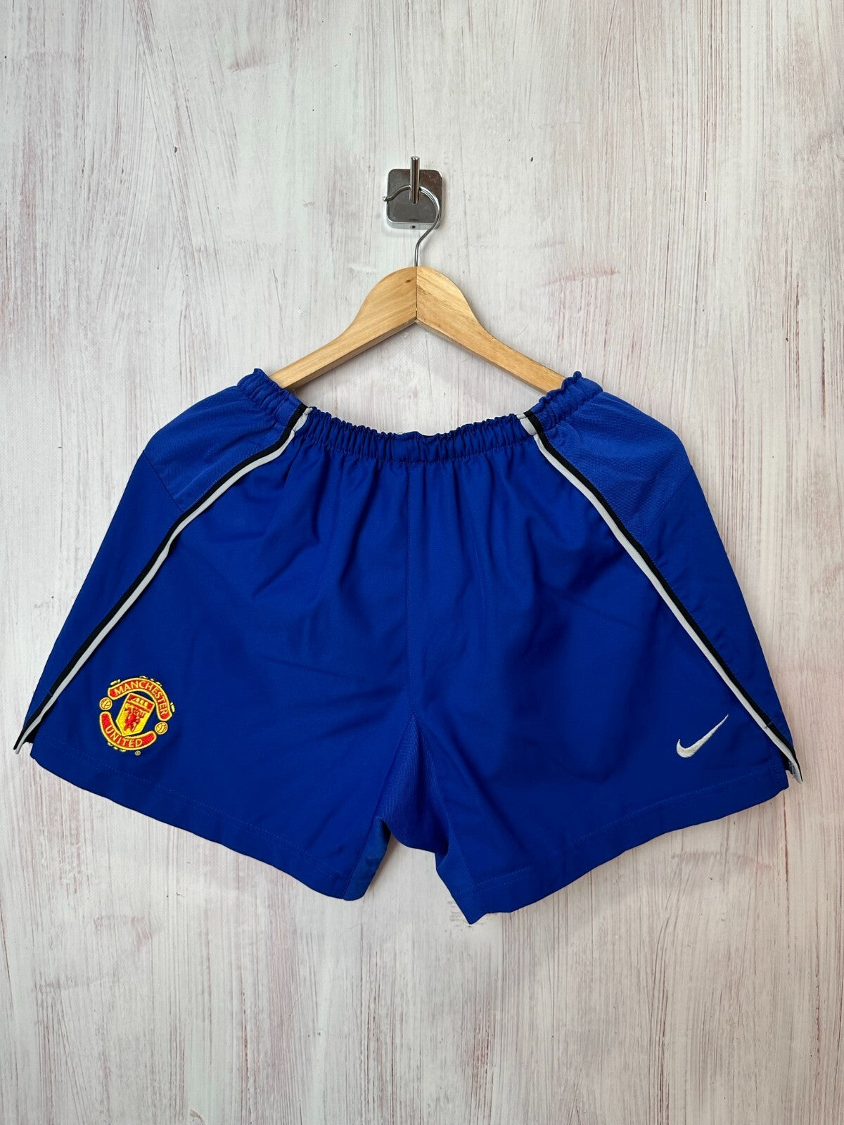 Manchester United 2002 2003 Third Size S Nike soccer football shorts kit 3rd