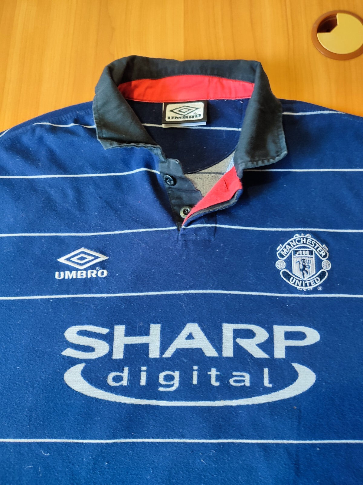 Manchester United 1999 2000 away Size XL Umbro shirt jersey football kit Beckham