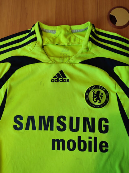 Chelsea London 2007 2008 away Size M Adidas shirt soccer jersey football kit tee