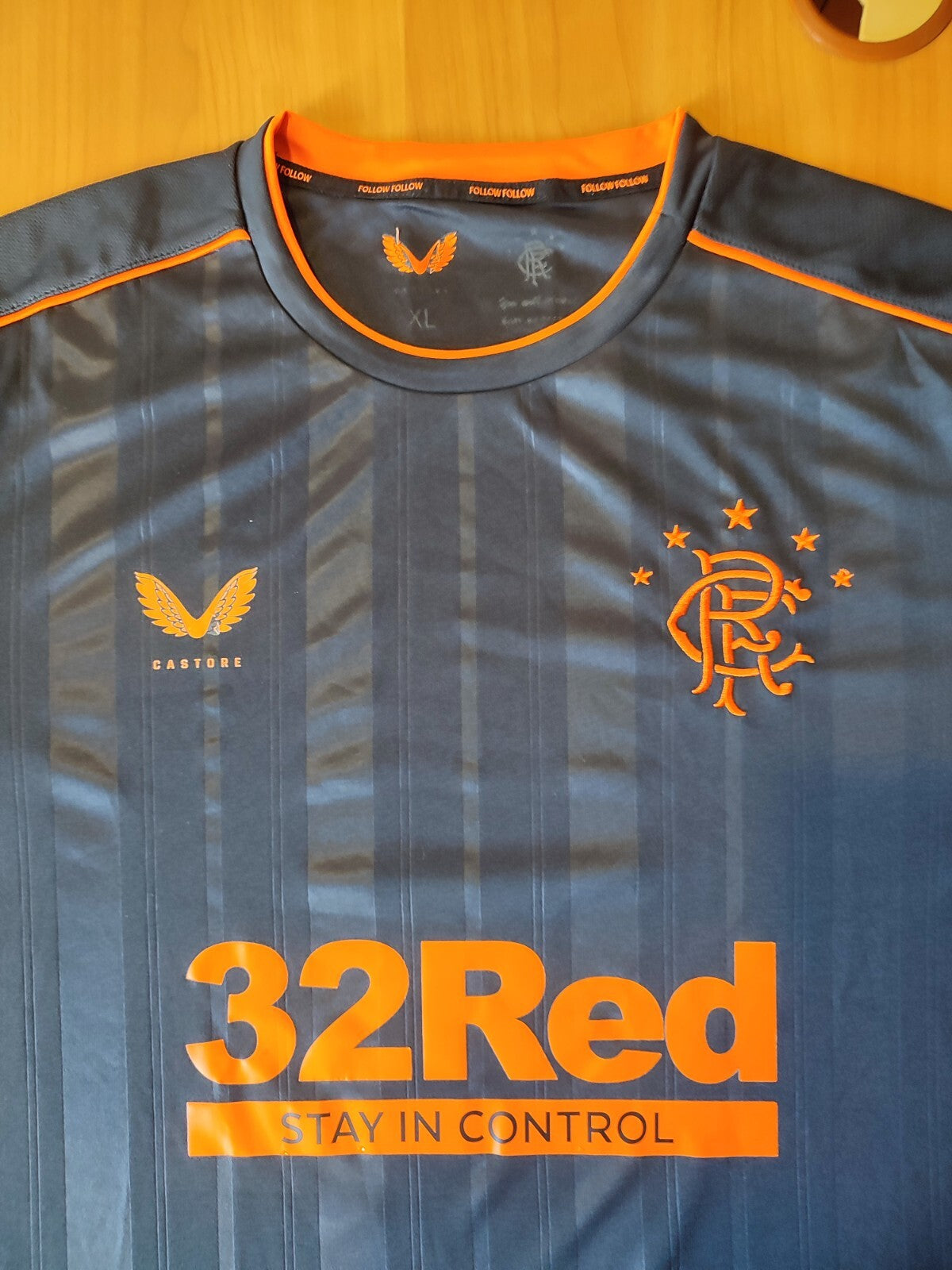FC Glasgow Rangers 2020 2021 third 2XL Castore shirt jersey football kit 3rd XXL
