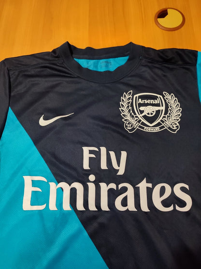 Arsenal London 2011 2012 away Sz S Nike shirt jersey football soccer kit trikot