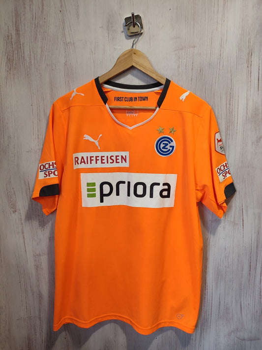 FC Grasshoppers Zurich 2014 2015 away Sz L Puma football shirt jersey kit Alpsoy