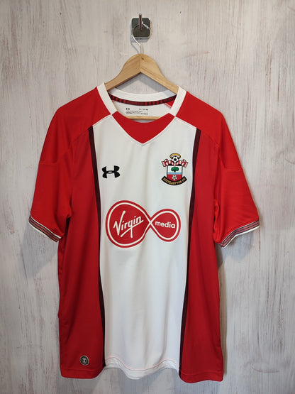 Southampton 2017 2018 home Size XL Under Armour football soccer shirt jersey kit
