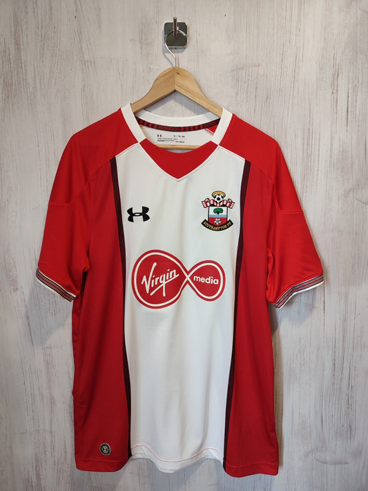 Southampton 2017 2018 home Size XL Under Armour football soccer shirt jersey kit