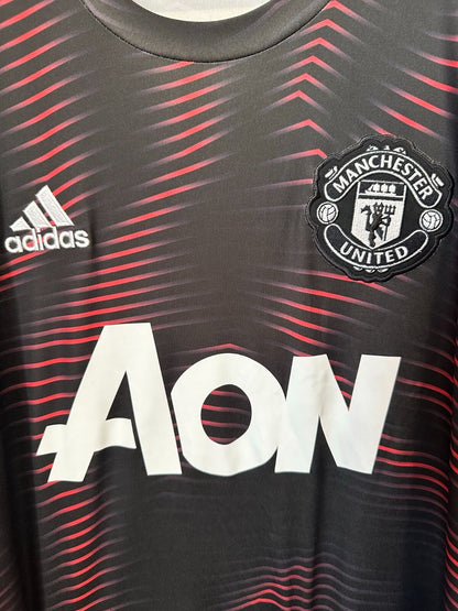Manchester United 2018 2019 Pre match Size M shirt kit jersey football soccer