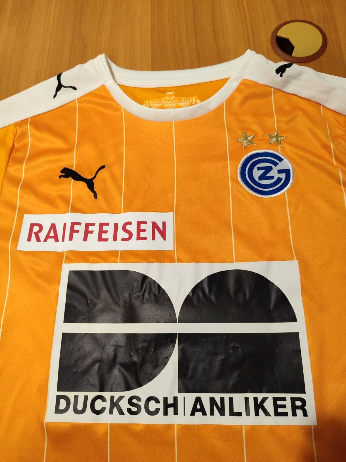 Grasshoppers Club Zurich 2016 2017 away Size M football shirt jersey kit Pickel