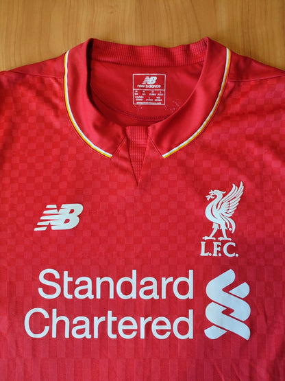 FC Liverpool 2015 2016 home Size M New Balance shirt soccer jersey football kit
