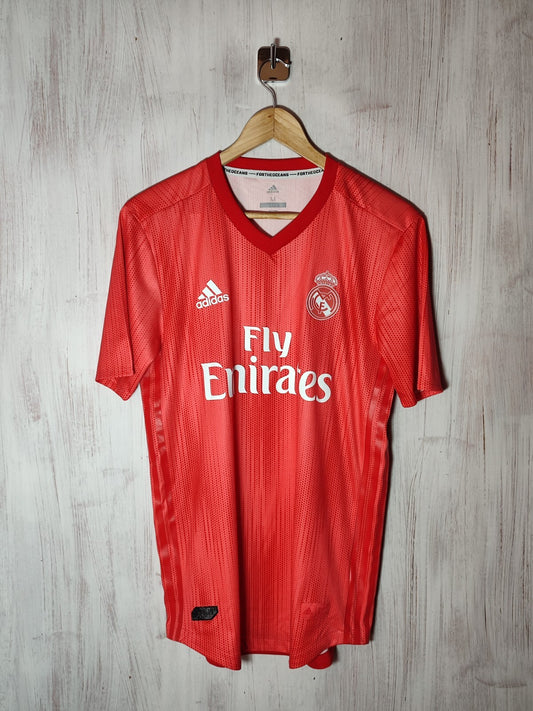 AUTHENTIC Real Madrid 2018 2019 third Size M Adidas shirt jersey soccer kit 3rd