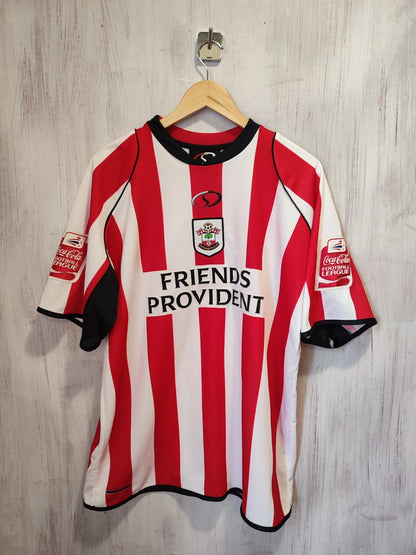 FC Southampton 2005 2006 home Size L Saints football soccer shirt jersey kit tee
