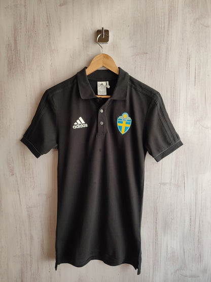 Sweden 2018 Polo Sz S Adidas Schweden shirt jersey soccer football kit maillot