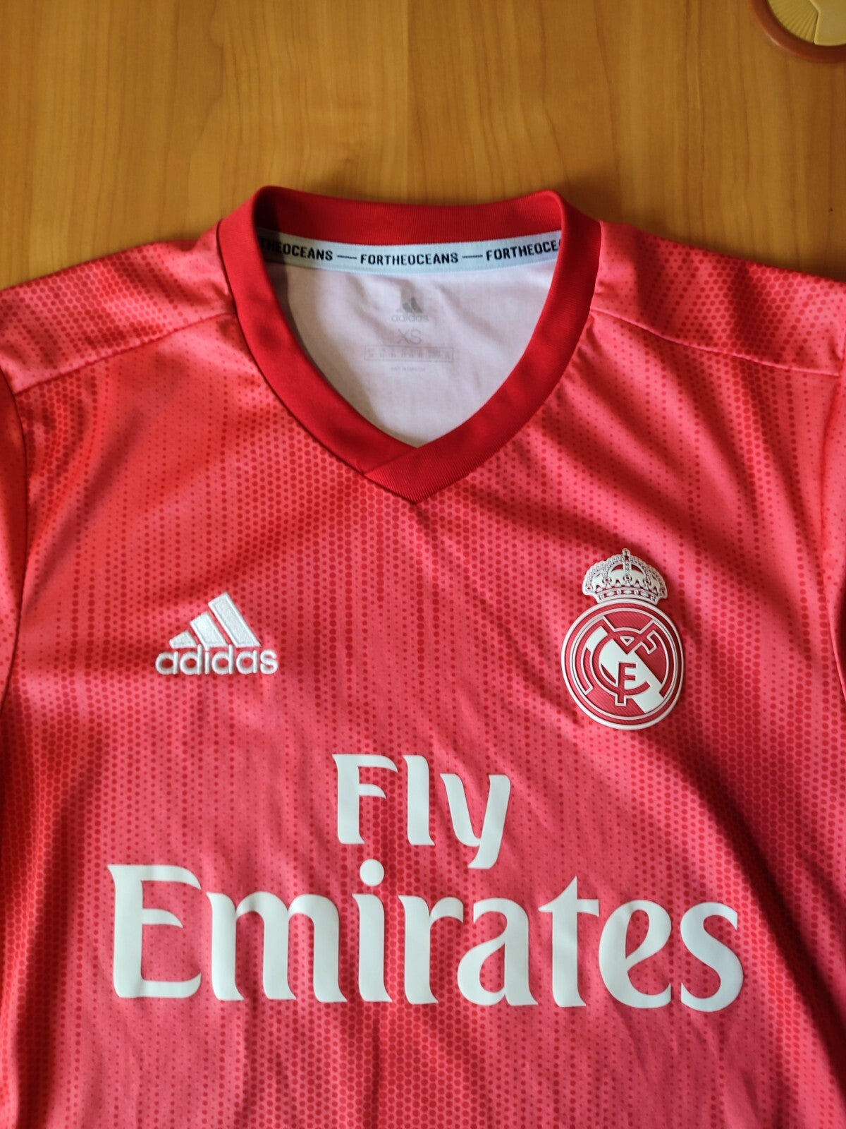 Real Madrid 2018 2019 third Size XS Adidas shirt jersey soccer football kit 3rd