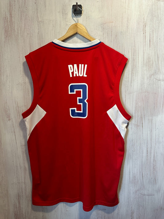 Los Angeles Clippers #3 Chris Paul Size L basketball shirt jersey kit red Large