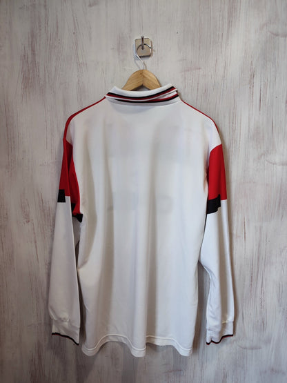 AC Milan 1994 1995 away Sz XL Lotto shirt jersey football soccer kit millot L/S