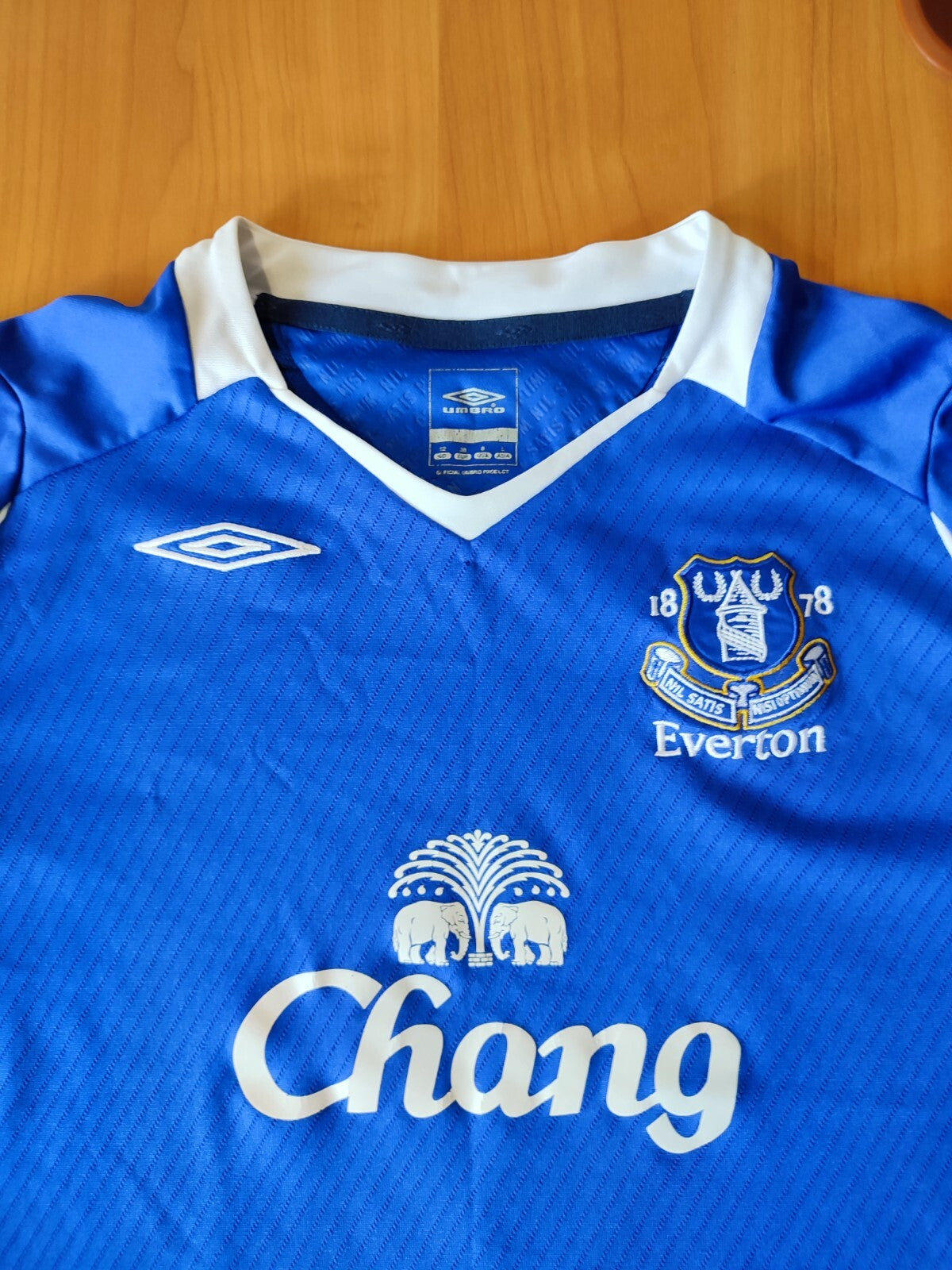 Women's Everton 2008 2009 home Size M Umbro football shirt jersey soccer kit tee