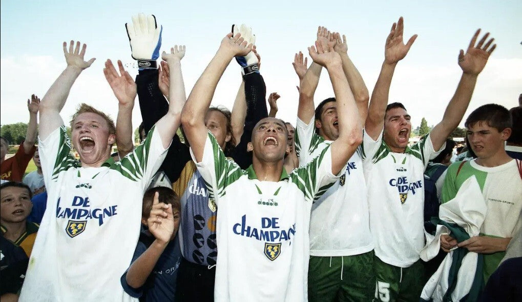 SIGNED Yverdon Sport FC 1999 Size L shirt jersey soccer football kit #8 Friedli