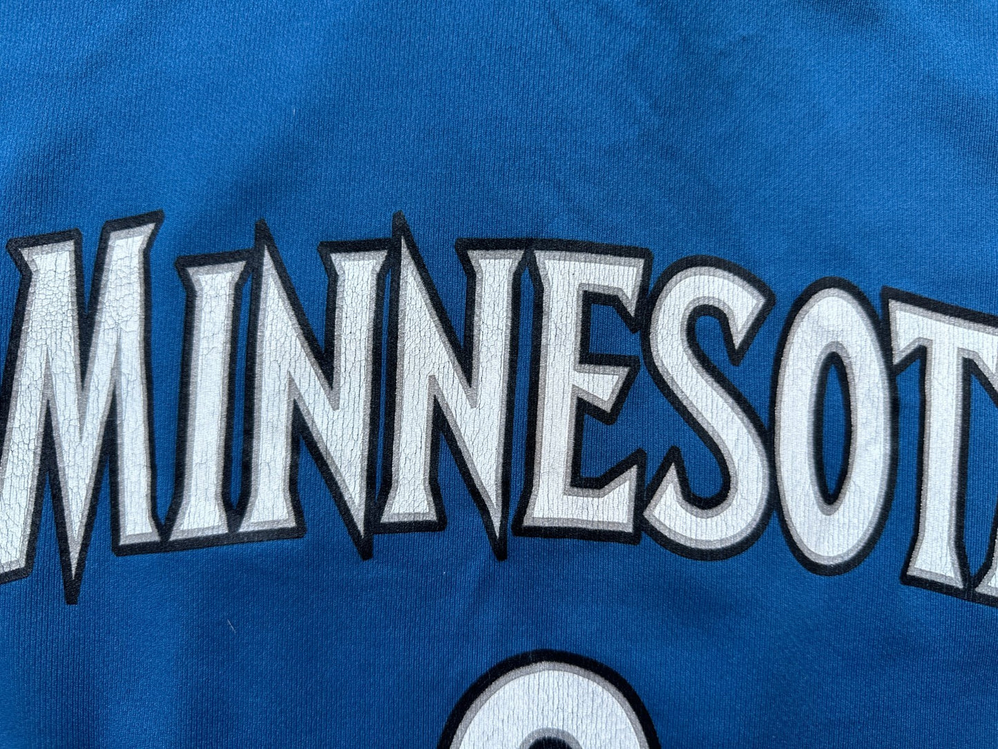 Minnesota Timberwolves #9 Rubio Size XL Adidas basketball shirt jersey kit tee