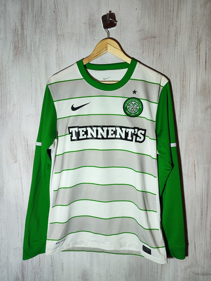 FC Celtic 2011 2012 away Sz M football shirt soccer jersey Nike tee kit tee L/S