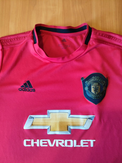 Manchester United 2019 2020 home Size L Adidas soccer shirt jersey football kit
