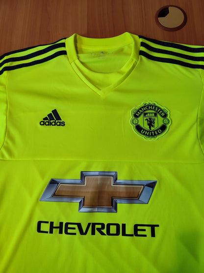 Manchester United 2015 2016 goalkeeper Sz S shirt jersey soccer GK David de Gea