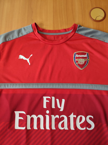 Arsenal London 2016 2017 training Sz S Puma shirt jersey maillot soccer kit tee