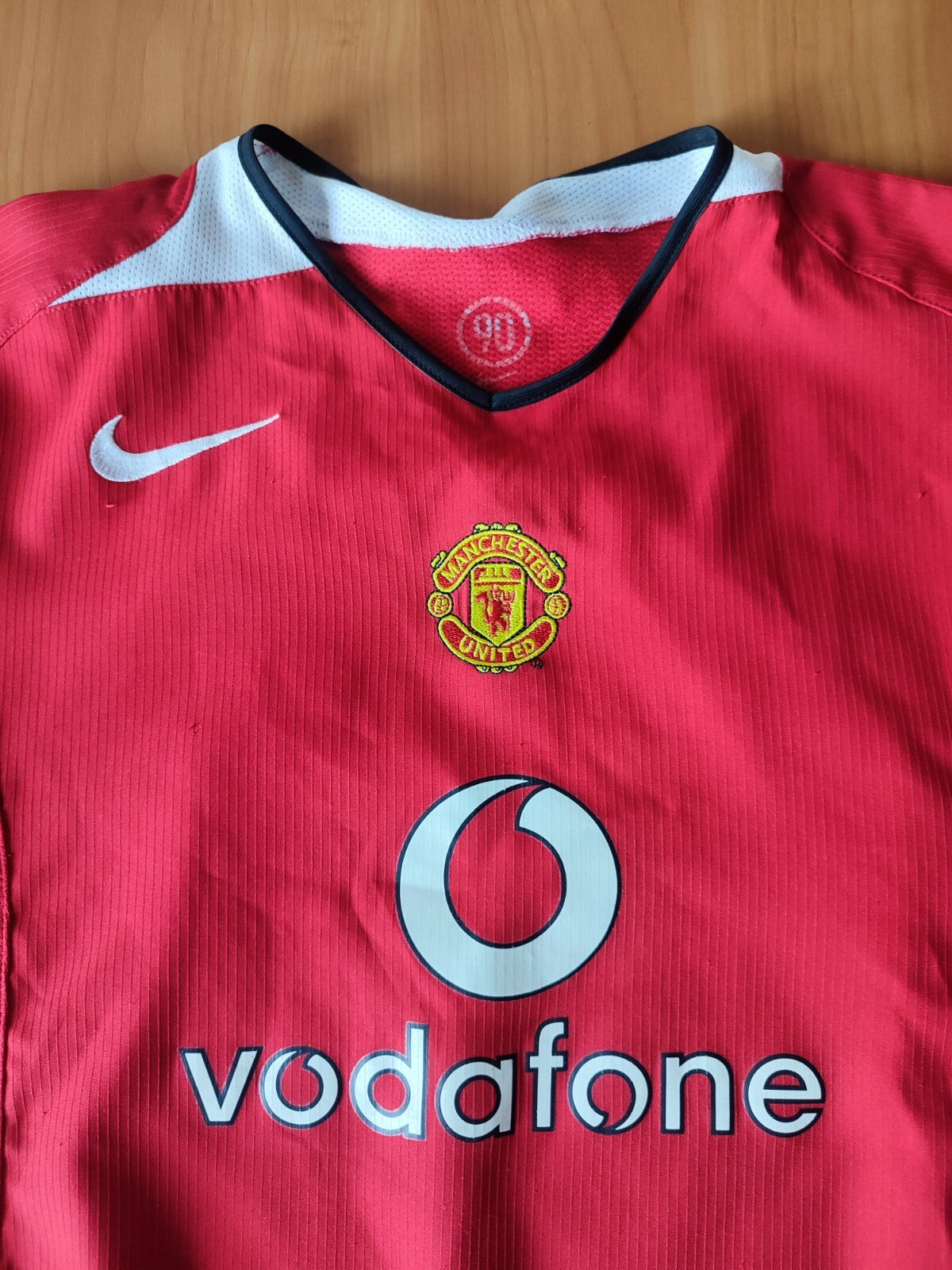 Kids XL Manchester United 2004 2006 home Nike soccer shirt jersey football Youth