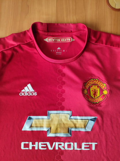 Manchester United 2015 2016 home Size M Adidas soccer shirt jersey football kit