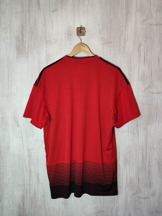Manchester United 2018 2019 Home Sz XL Adidas soccer shirt jersey football kit