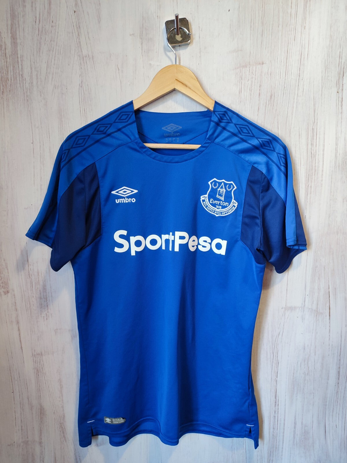 FC Everton 2017 2018 home Size S Umbro shirt jersey soccer football kit tee