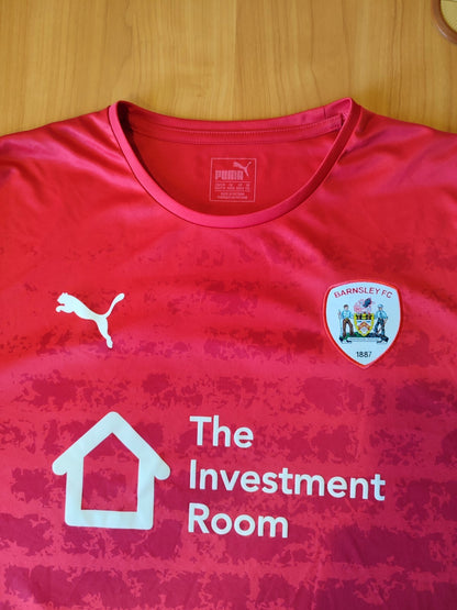 Barnsley FC 2019 2020 home Puma Size 2XL shirt jersey soccer football kit XXL