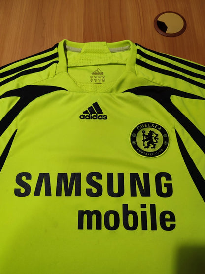 Chelsea London 2007 2008 away Size M Adidas shirt soccer jersey football kit tee