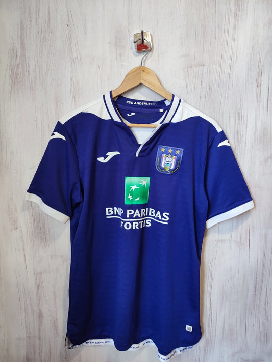 RSC Anderlecht 2019 2020 home Sz M Joma soccer shirt jersey football kit trikot