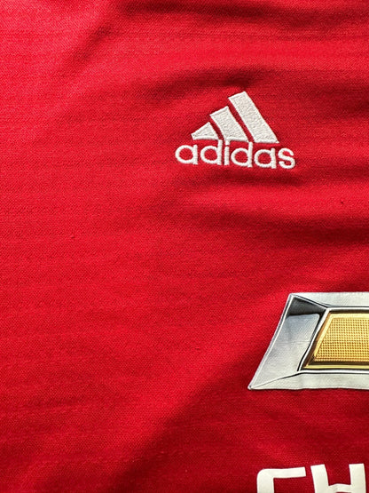 Manchester United 2018 2019 Home Size XL Adidas soccer shirt jersey football kit