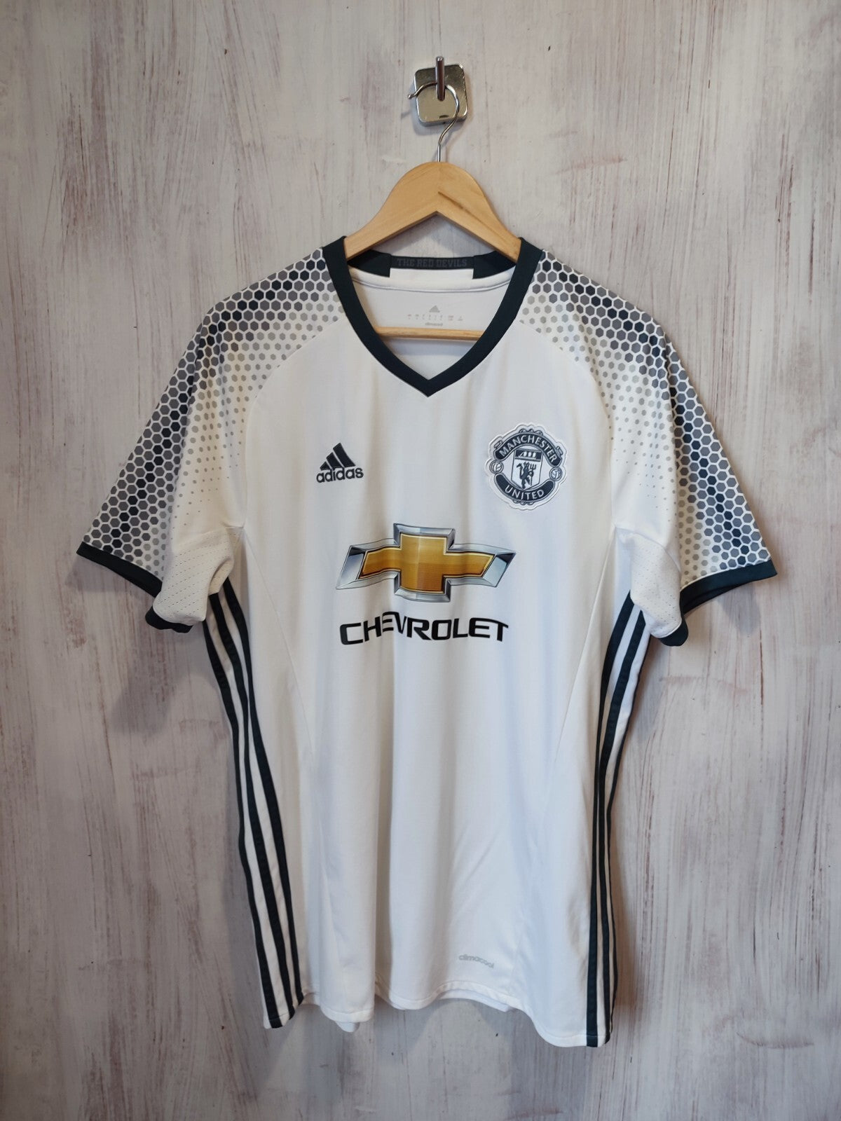 Manchester United 2016 2017 third Sz L jersey shirt soccer football 3rd kit tee