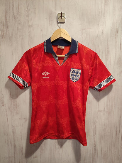 KIDS England 1990 1991 1992 1993 away Sz L Umbro shirt jersey kit vintage Youth