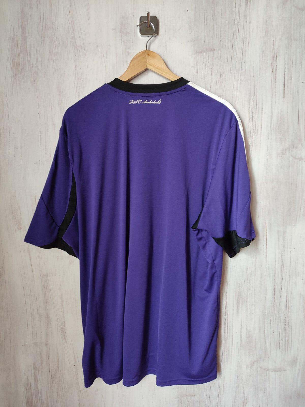 RSC Anderlecht 2013 2014 home Sz 2XL Adidas soccer shirt jersey football kit XXL