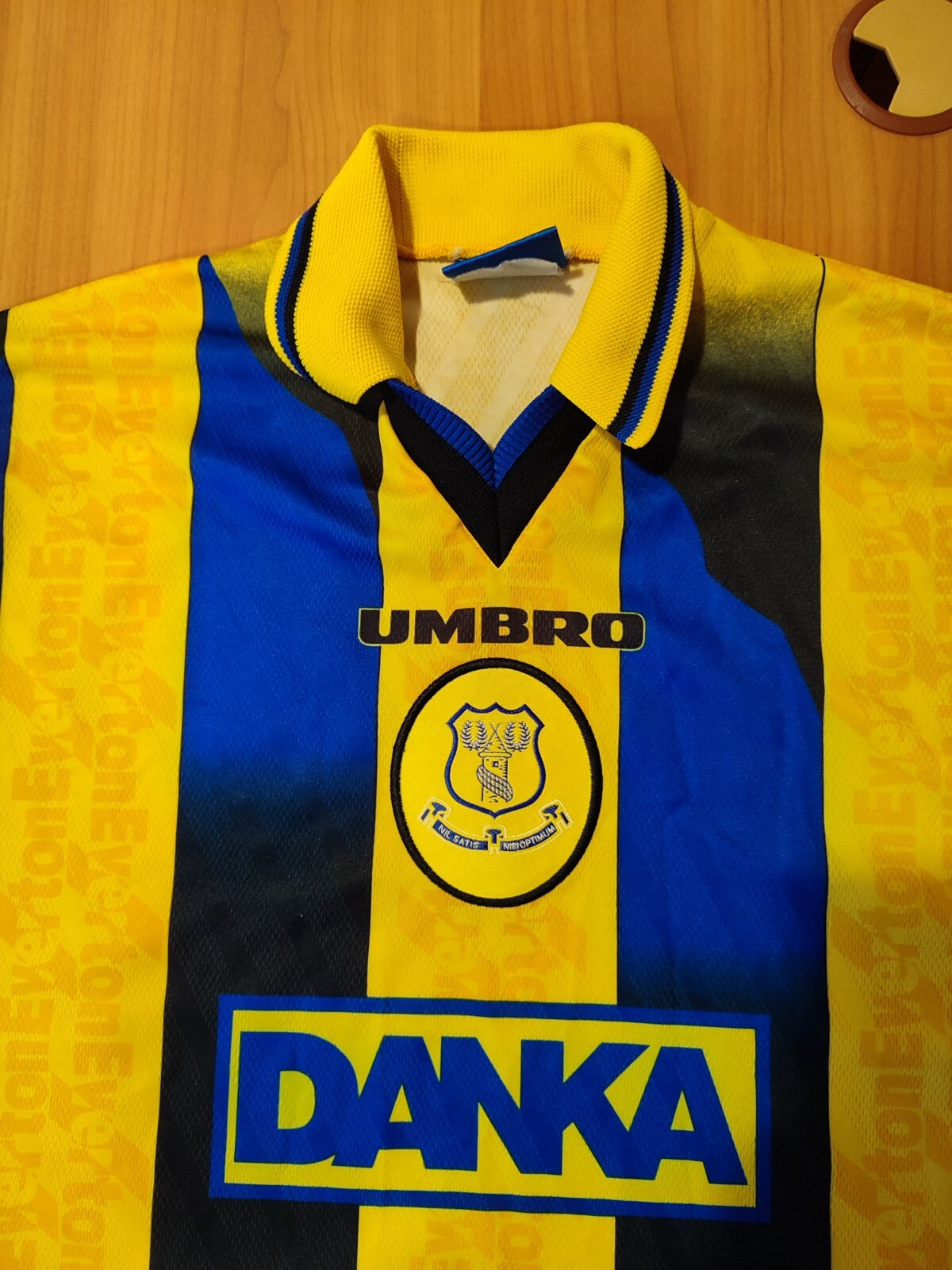 FC Everton 1996 1997 1998 away Sz XL Umbro shirt jersey soccer kit football tee