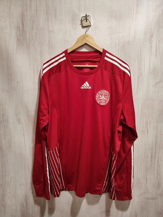 AUTHENTIC Denmark 2008 2009 2010 home Size XL shirt jersey football kit tee L/S