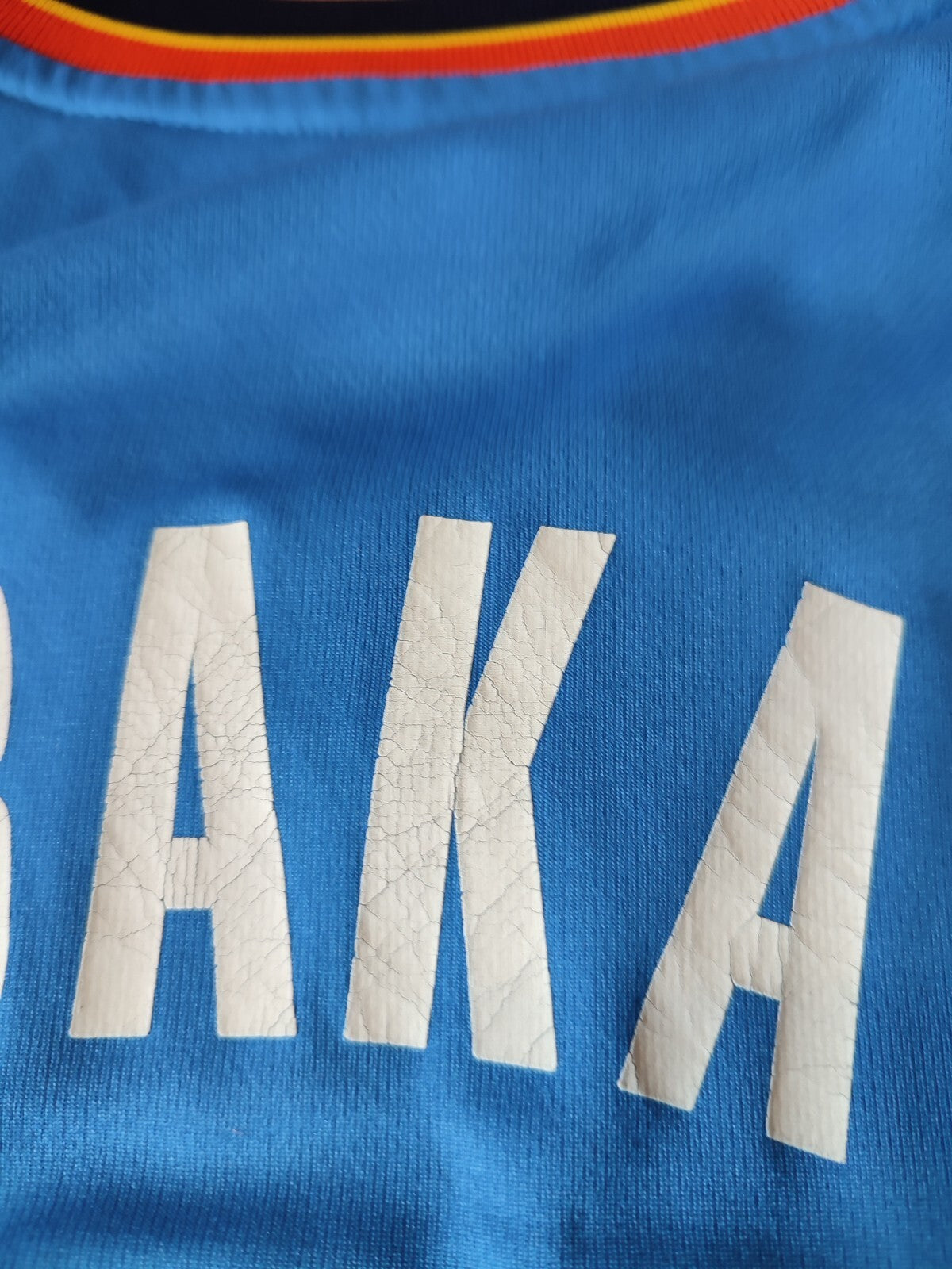 Oklahoma City #9 Serge Ibaka Size XL Adidas jersey shirt Basketball kit maillot