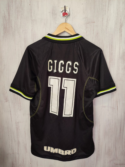 VINTAGE Manchester United 1998 1999 third Sz Y shirt jersey soccer kit 3rd Giggs