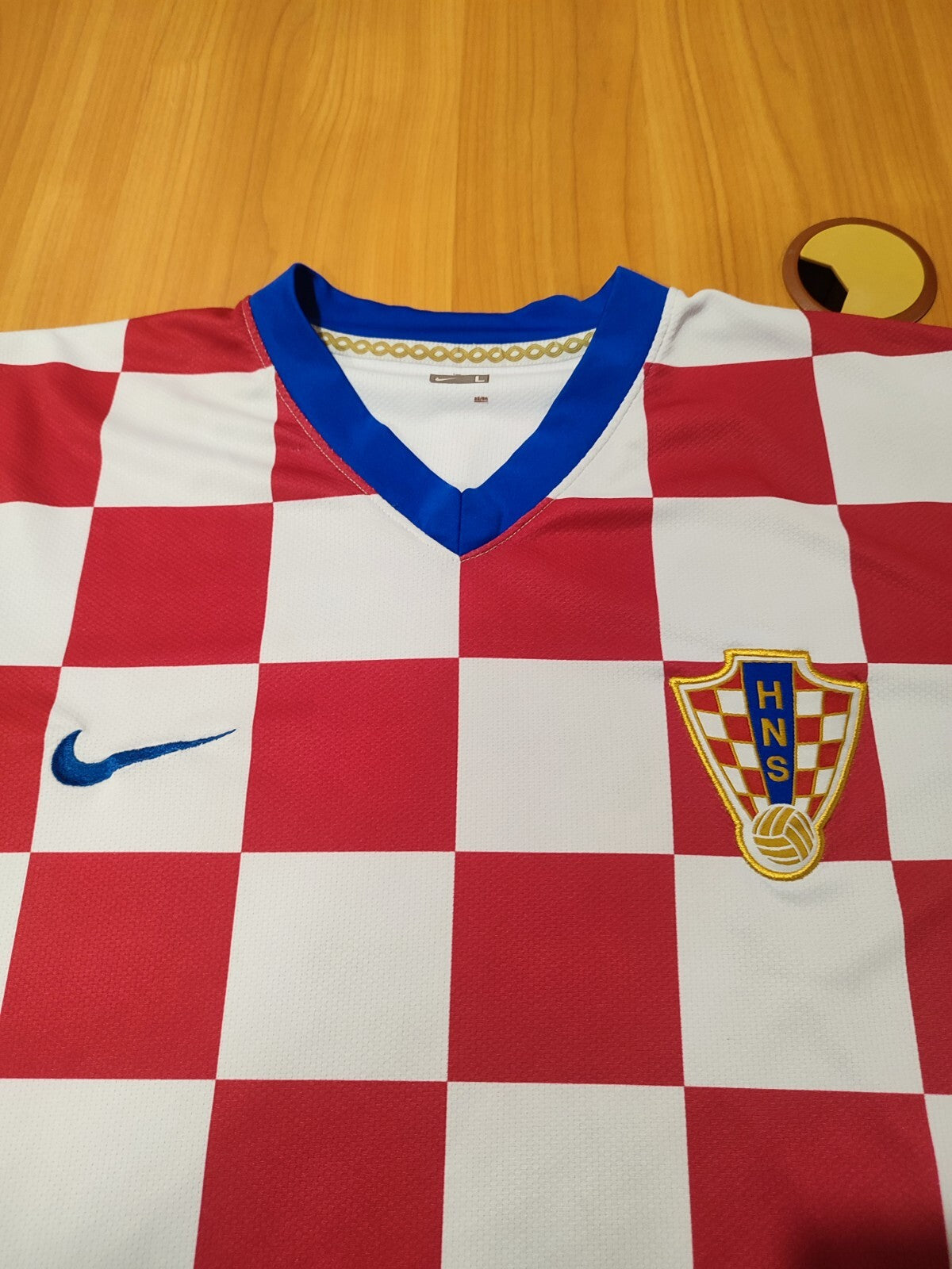 Croatia 2008 2009 home Sz L Nike football shirt jersey soccer maillot trikot kit