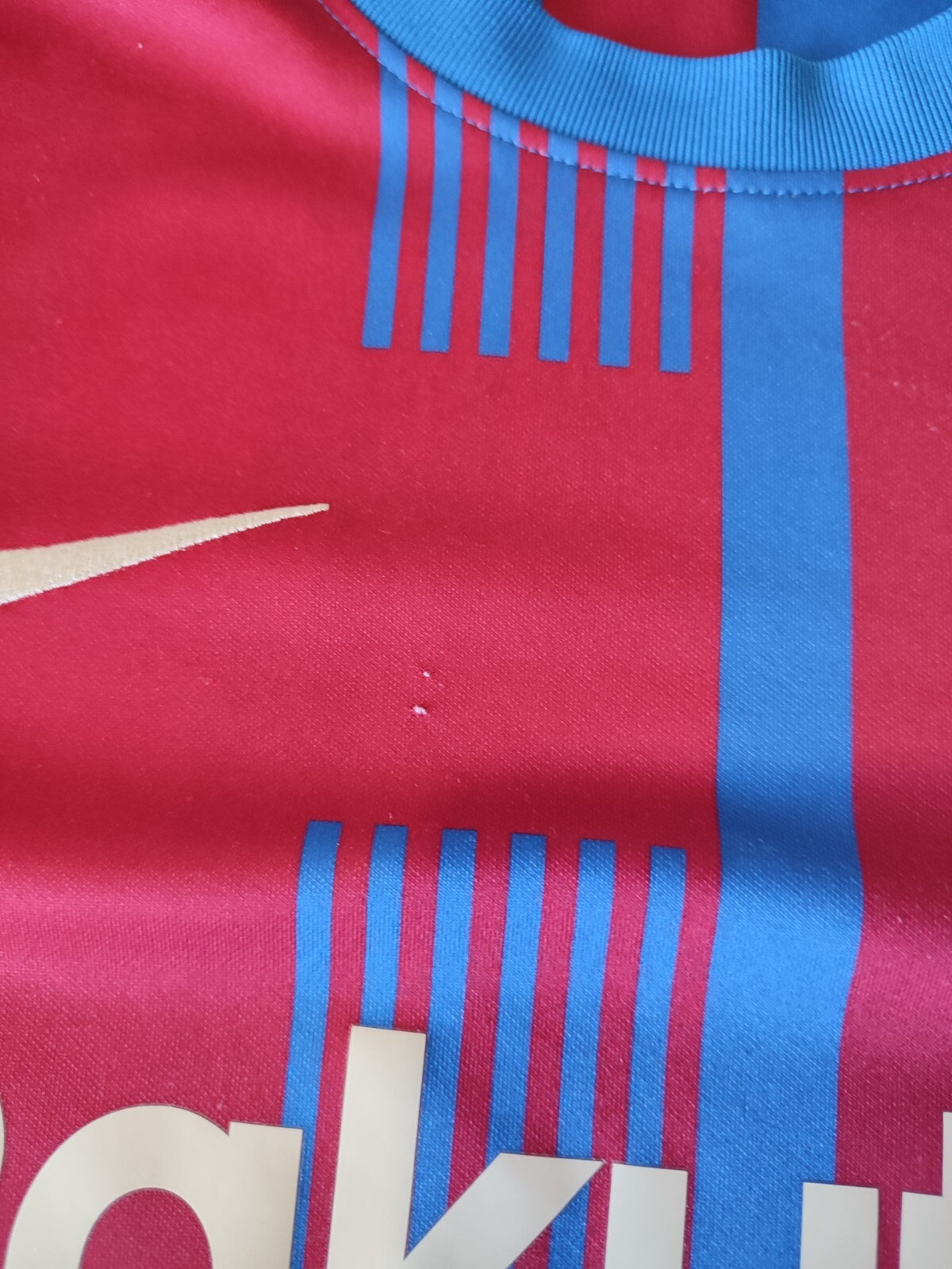 FC Barcelona 2021 2022 home Sz S Nike shirt jersey Barca FCB soccer football kit