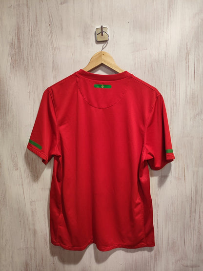 Portugal team 2010 2011 2012 home Sz M shirt jersey Nike soccer football kit tee
