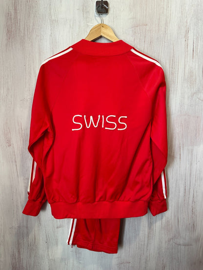Switzerland  1970's Sz S Adidas Ventex ATP Swiss jacket tracksuit pants 1980's