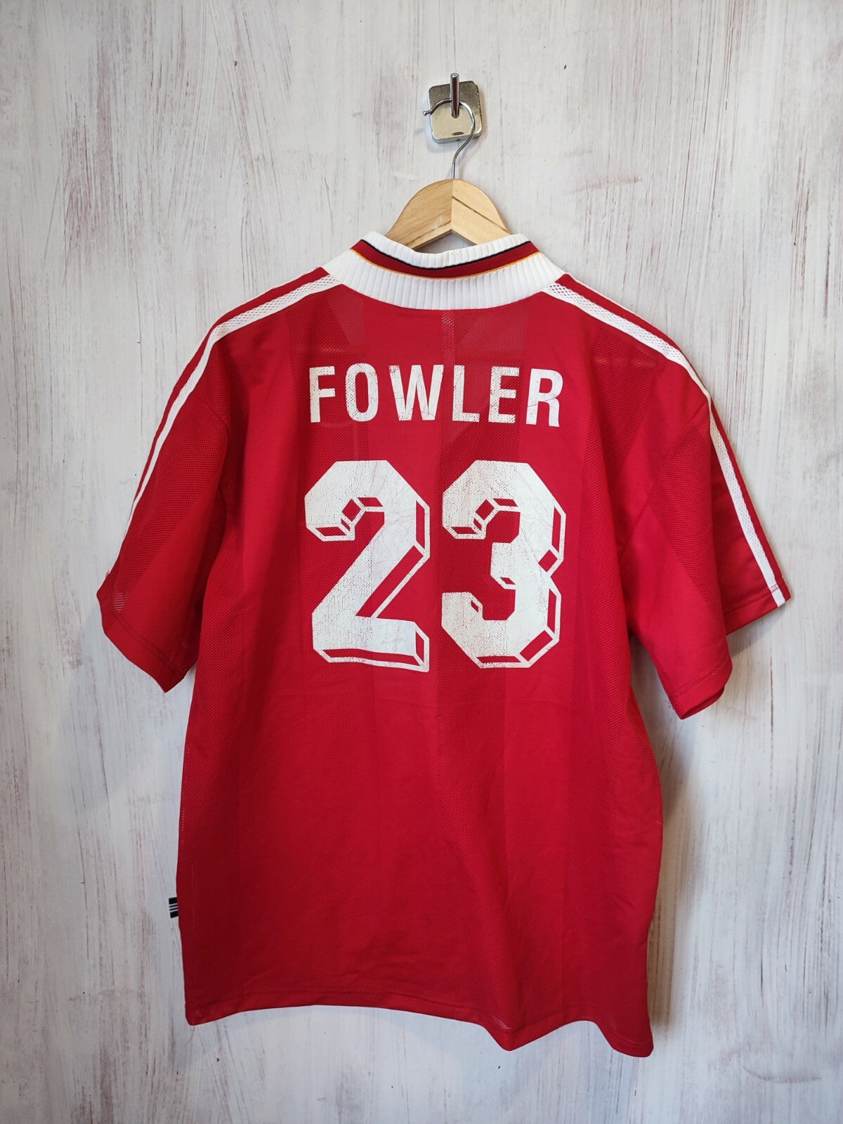 FC Liverpool 1995 1996 home Sz L shirt soccer jersey football kit vintage Fowler