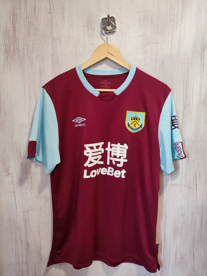 Burnley 2019 2020 home Size L Umbro football shirt soccer jersey trikot kit tee