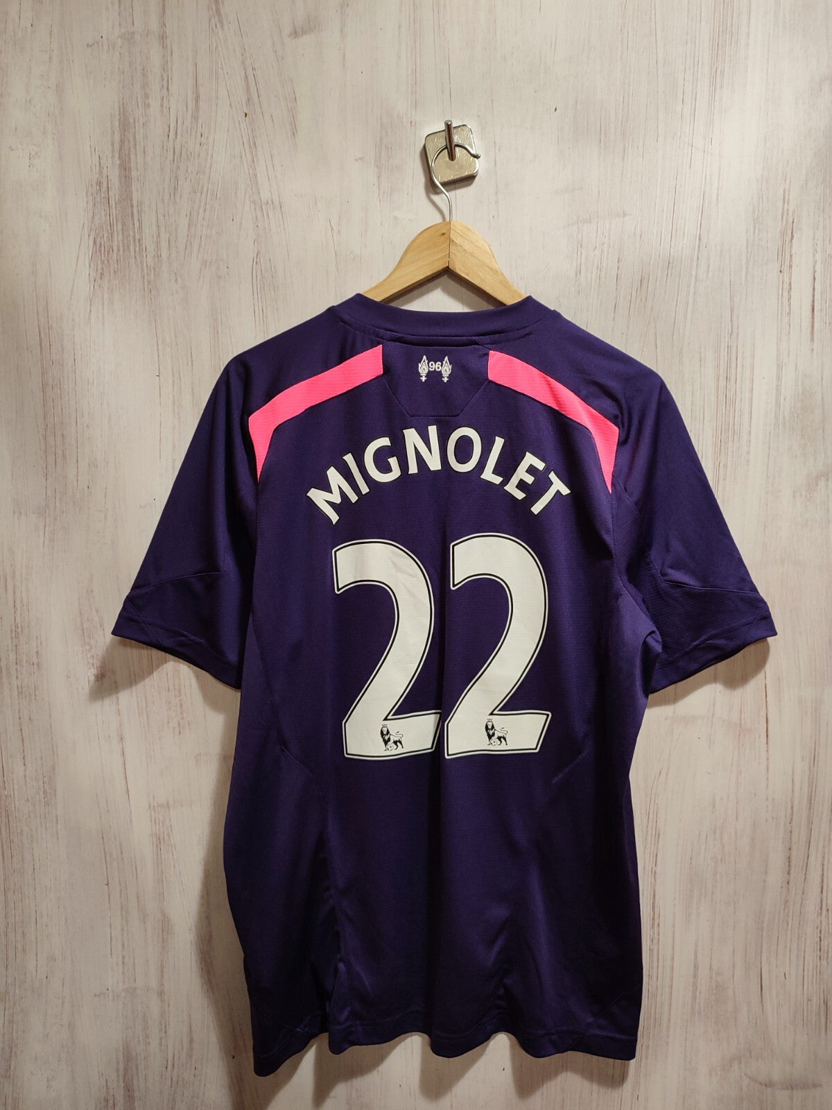 FC Liverpool 2013 2014 goalkeer Size L shirt soccer jersey football GK Mignolet