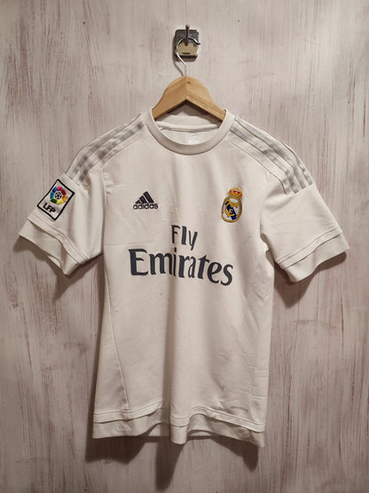 Real Madrid 2015 2016 home Sz XS soccer shirt jersey football kit trikot Adidas
