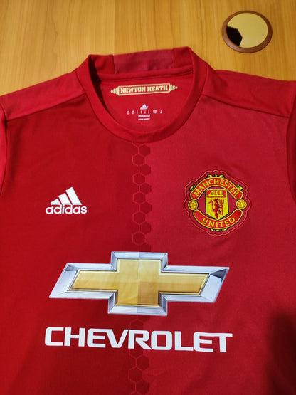 Manchester United 2016 2017 home Sz S soccer jersey shirt football kit tee Pogba