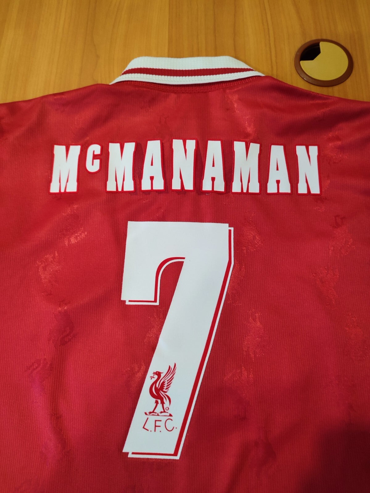 FC Liverpool 1996 1997 1998 home Size XL  shirt soccer football jersey McManaman
